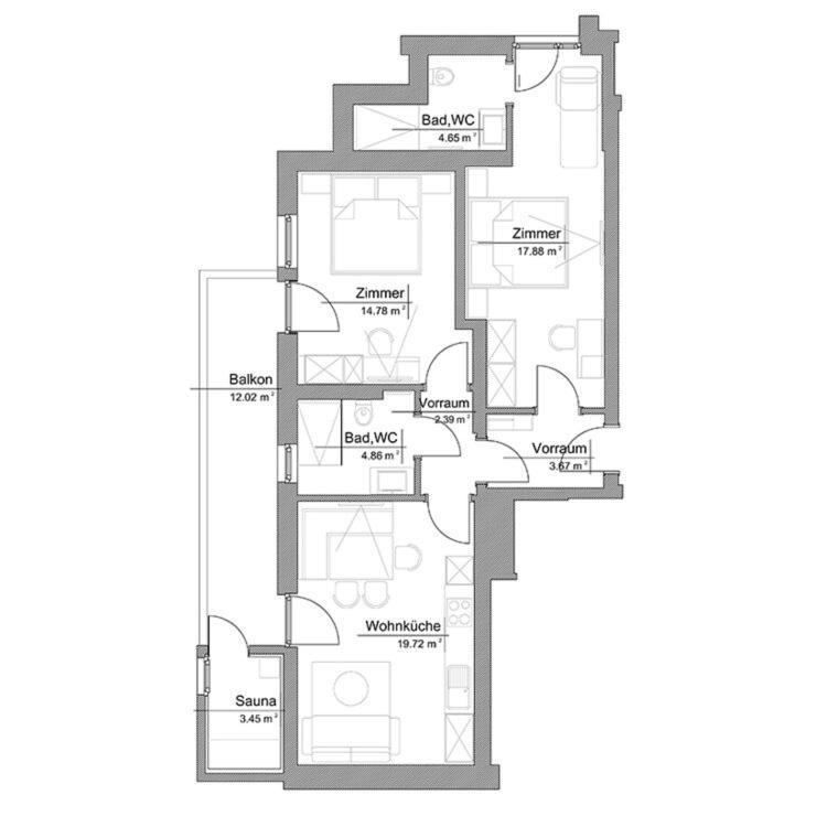 Unser Hoamat Appartement Pichl  المظهر الخارجي الصورة